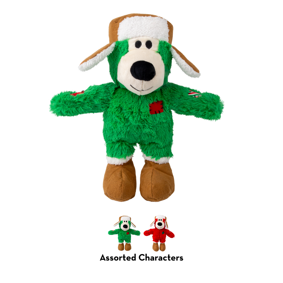 KONG Holiday Wild Knots Bear Assorted Small
