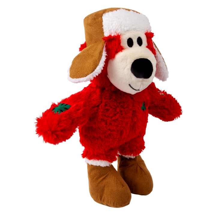 KONG Holiday Wild Knots Bear Assorted Small
