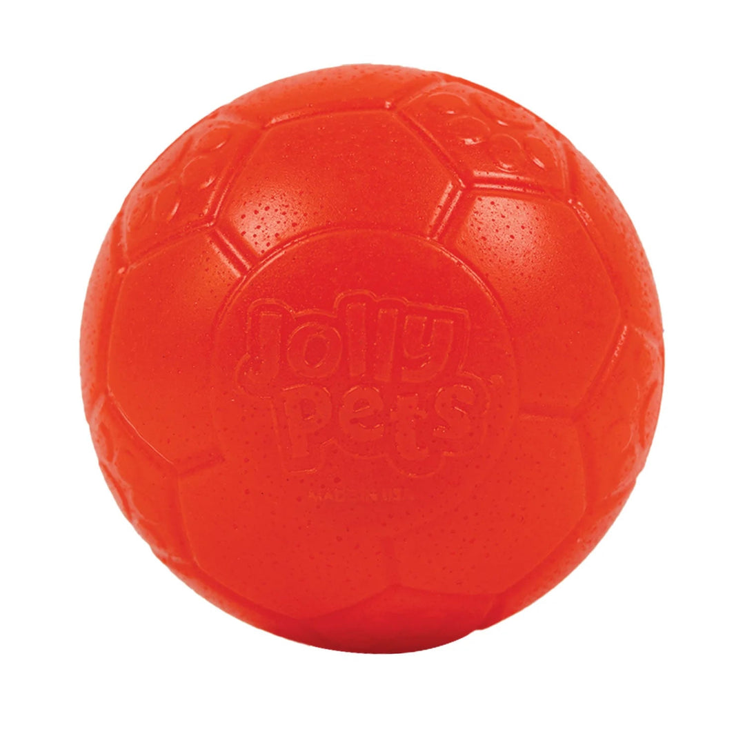 Jolly Pets Jolly Soccer Ball Orange 4"