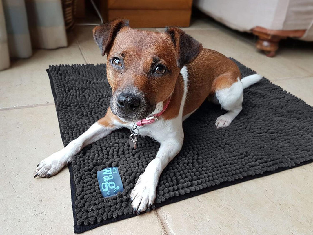 Henry Wag Microfibre Noodle Pet Mat Large Grey/Blue