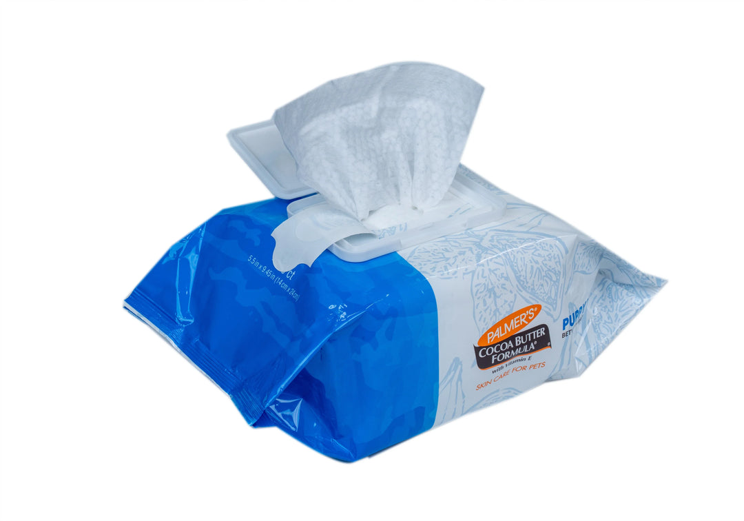 Palmer's For Pets Puppy Wipes With Cocoa Butter 100pk