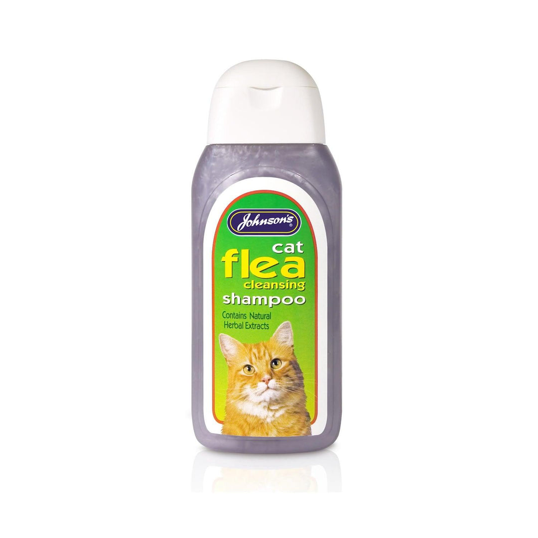 Johnson's Veterinary Cat Flea Cleansing Shampoo 125ml