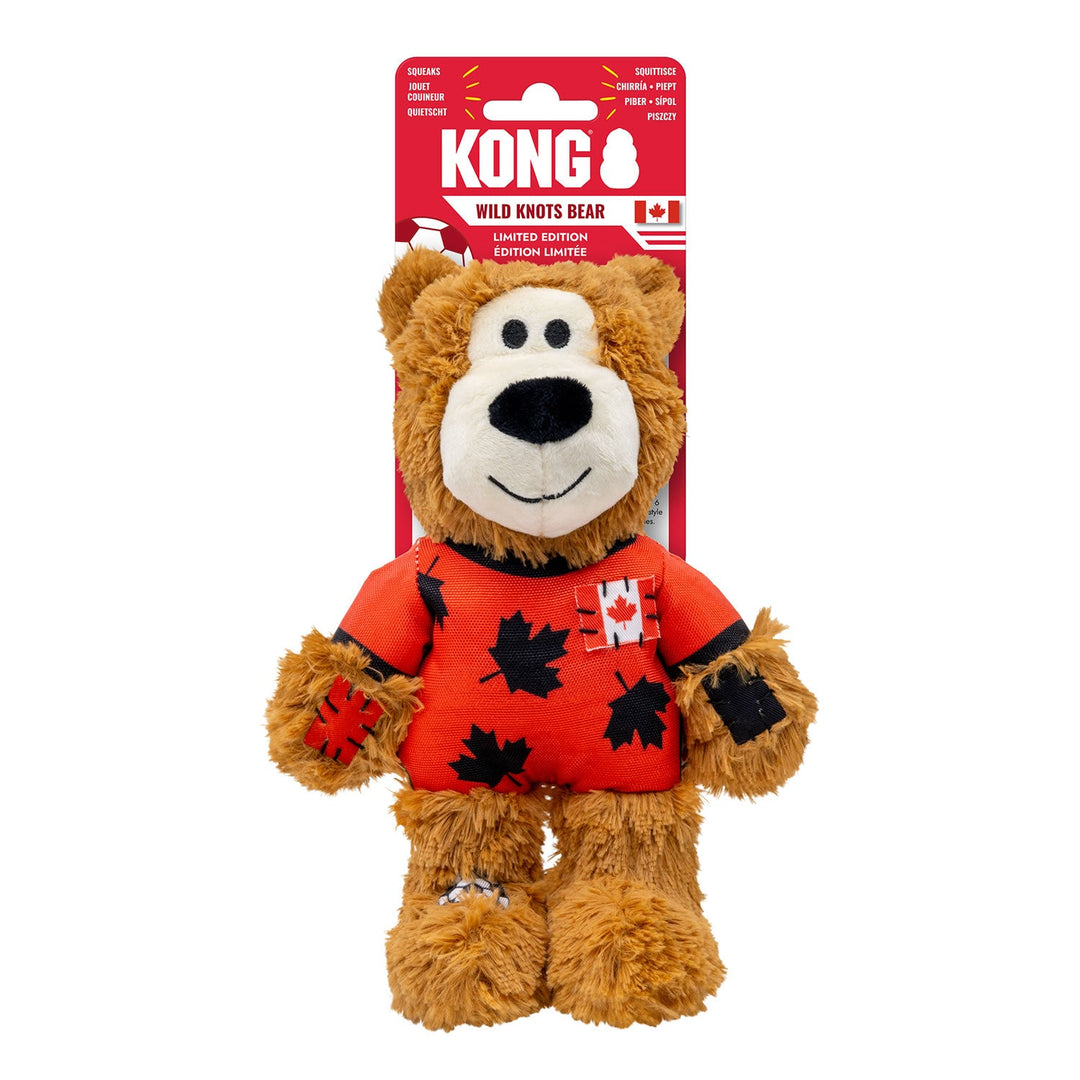 KONG Wild Knots Sports Medium Bear - Canada