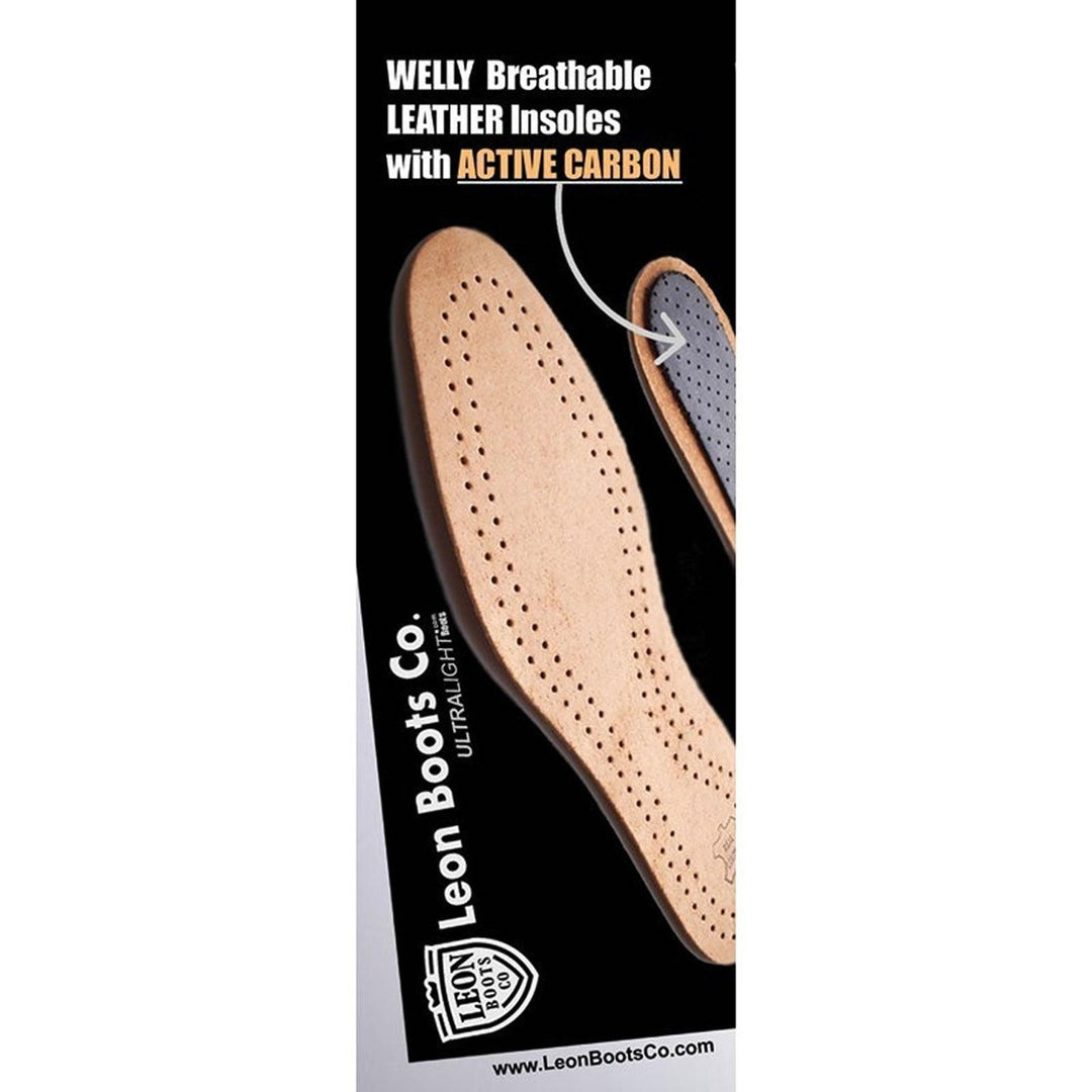 Leon Anti-Odour Leather Insoles 3/4 (36/37)