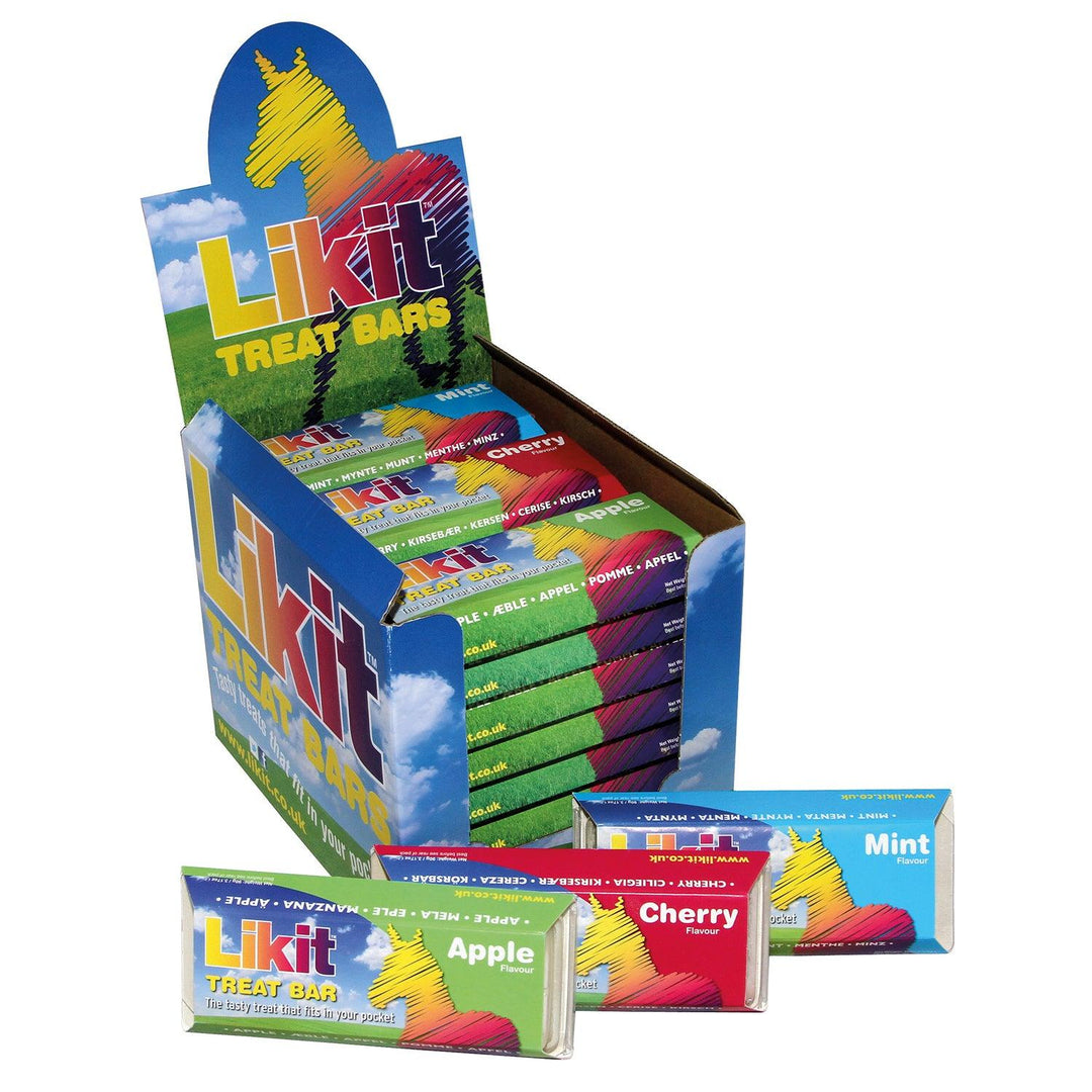 Likit Treat Bar Assorted Flavours 90G 24 Pack Apple, Cherry & Mint