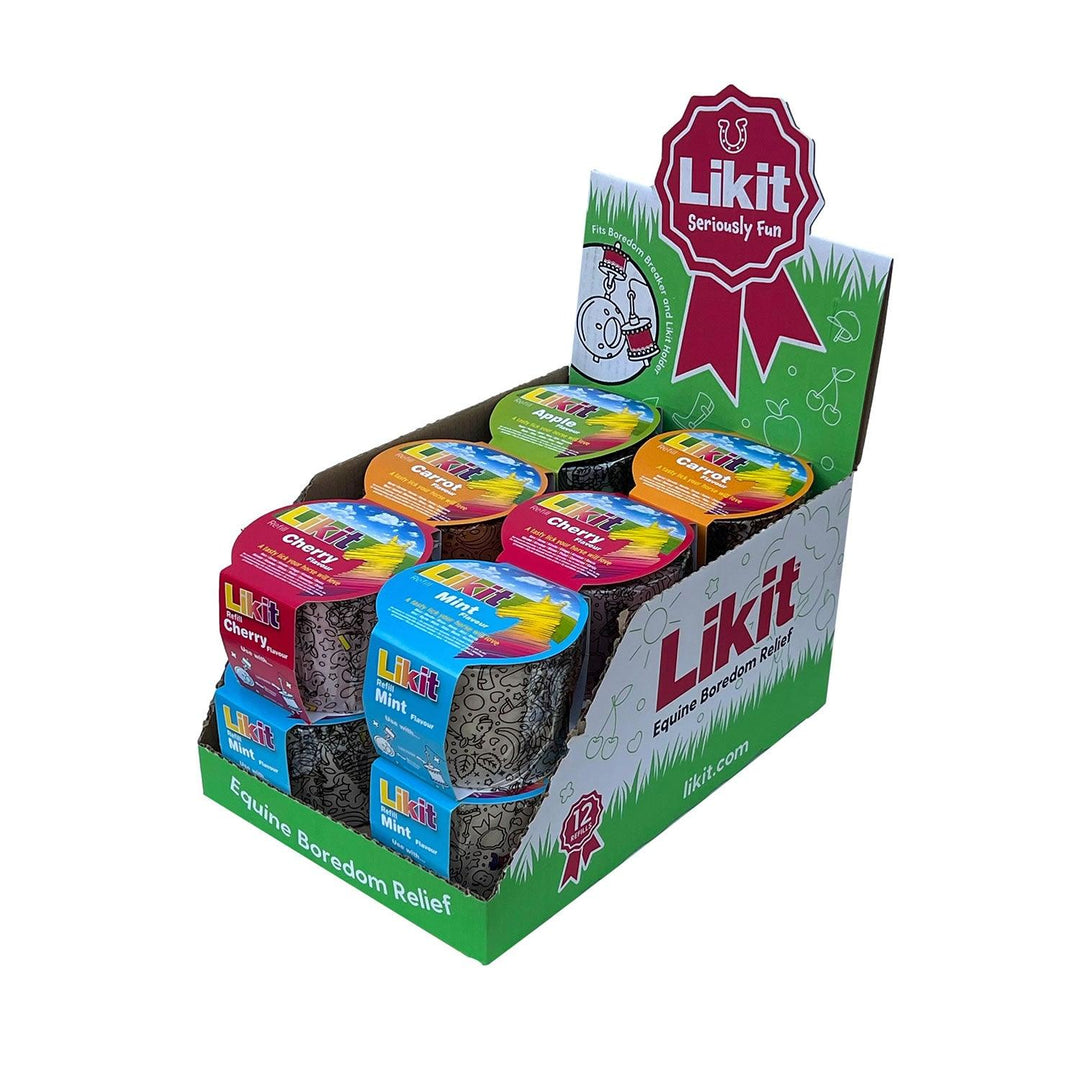 Likit Original Assortment 650G Carrot, Cherry & Mint 12 Pack