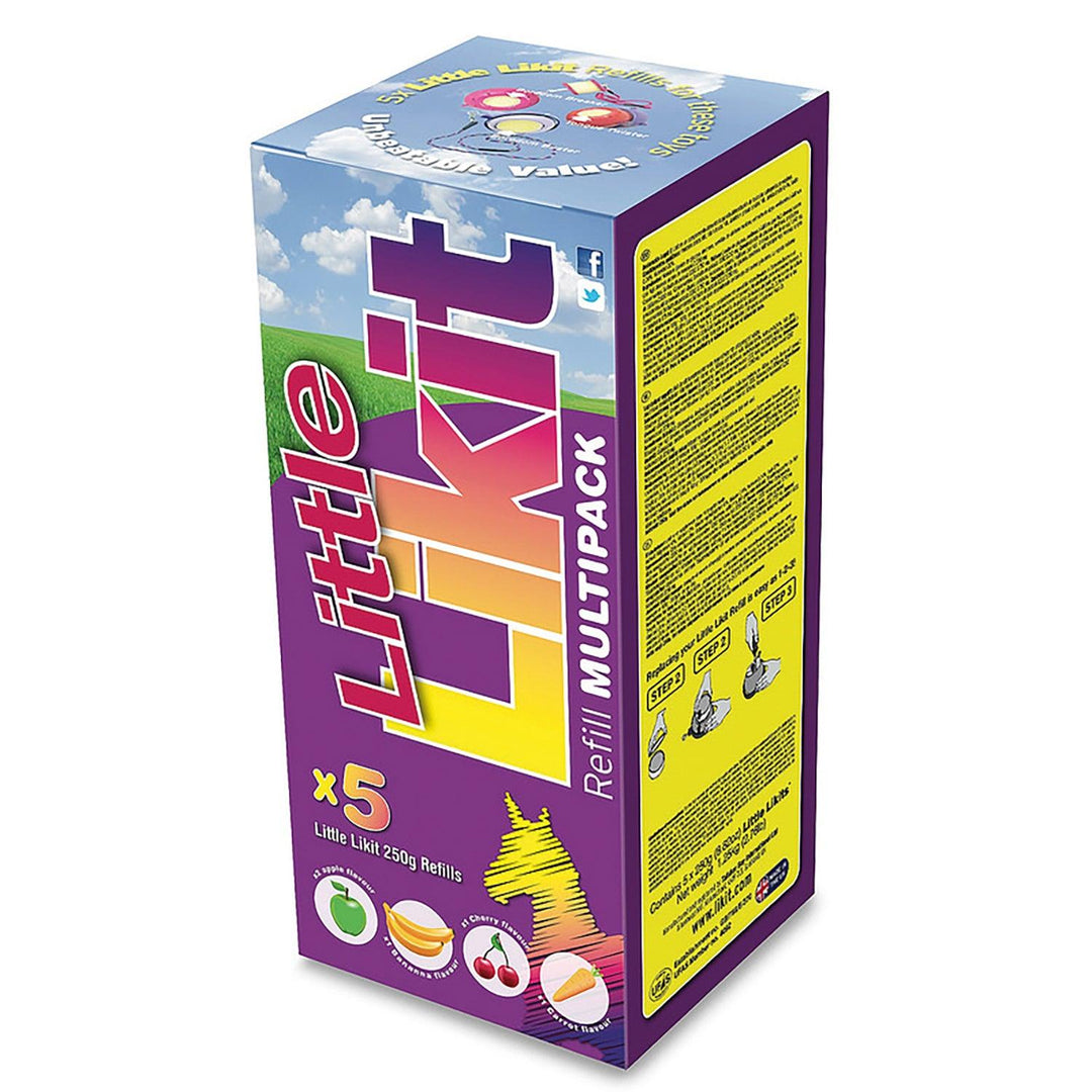 Little Likit Multipack 250G Apple, Banana, Carrot & Cherry 5 Pack