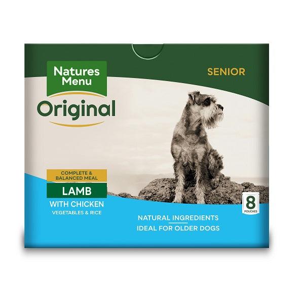 Natures Menu Senior Lamb with Chicken Vegetables &amp; Rice 8 x 300g - Ormskirk Pets