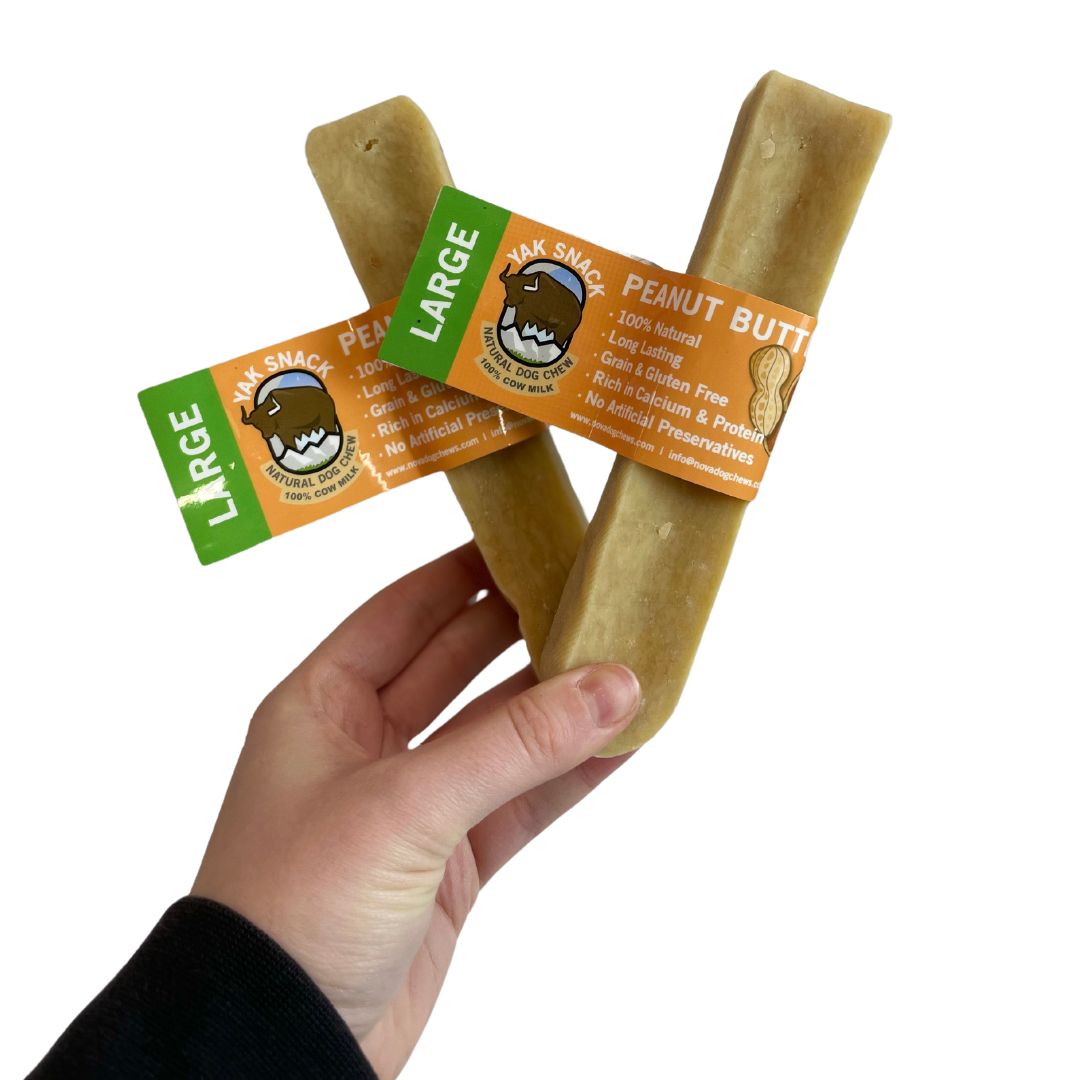 Yak Snacks Peanut Butter Large Single Chew