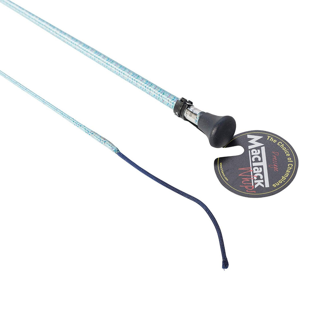 Mactack Dressage Whip S114 39" Light Blue Sparkle