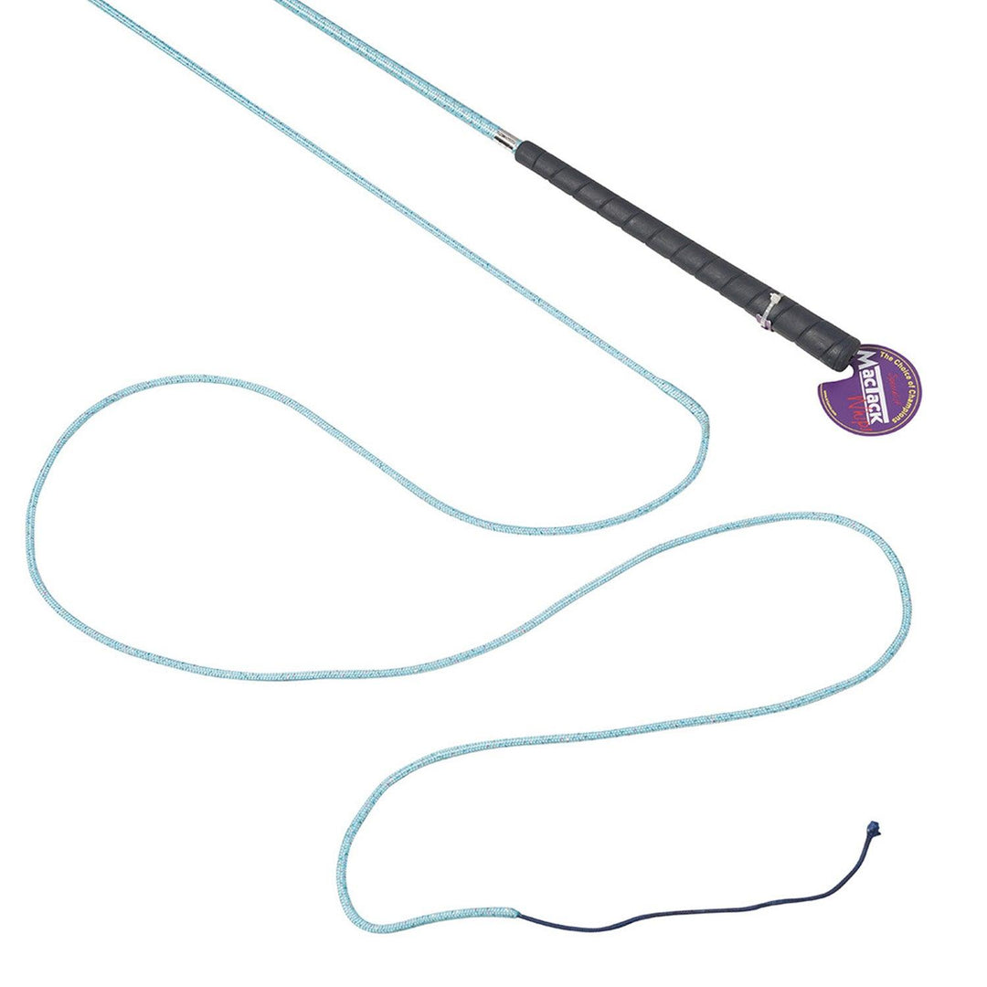 Mactack Lunge Whip R448 66" Blue Sparkle
