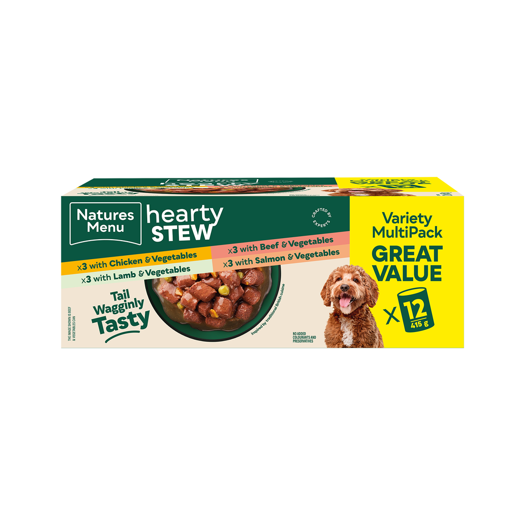 Natures Menu Hearty Stews Cans Variety Multipack 12x415g
