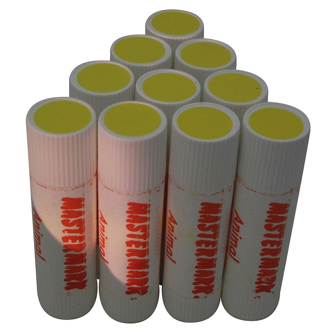 Mastermark Wax Markers Twist Base Yellow x 10 Pack