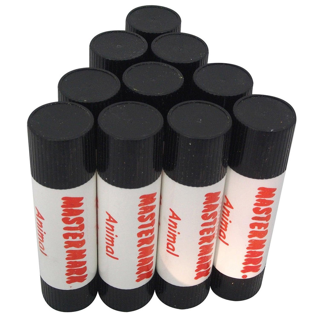 Mastermark Wax Markers Twist Base Black x 10 Pack