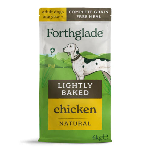 Forthglade Chicken Lightly Baked Natural Dry Dog Food, 2kg
