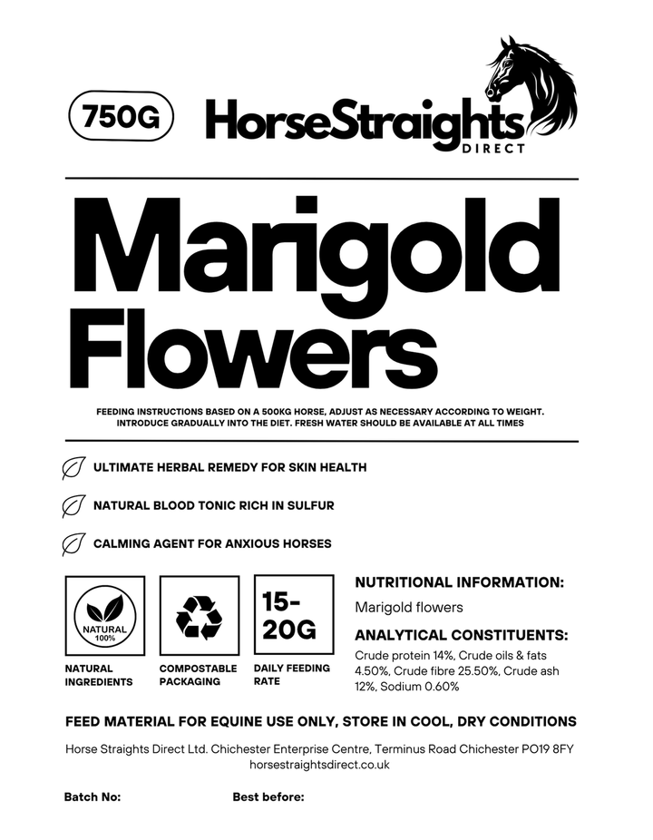Horse Straights Direct Marigold Flowers 750gm