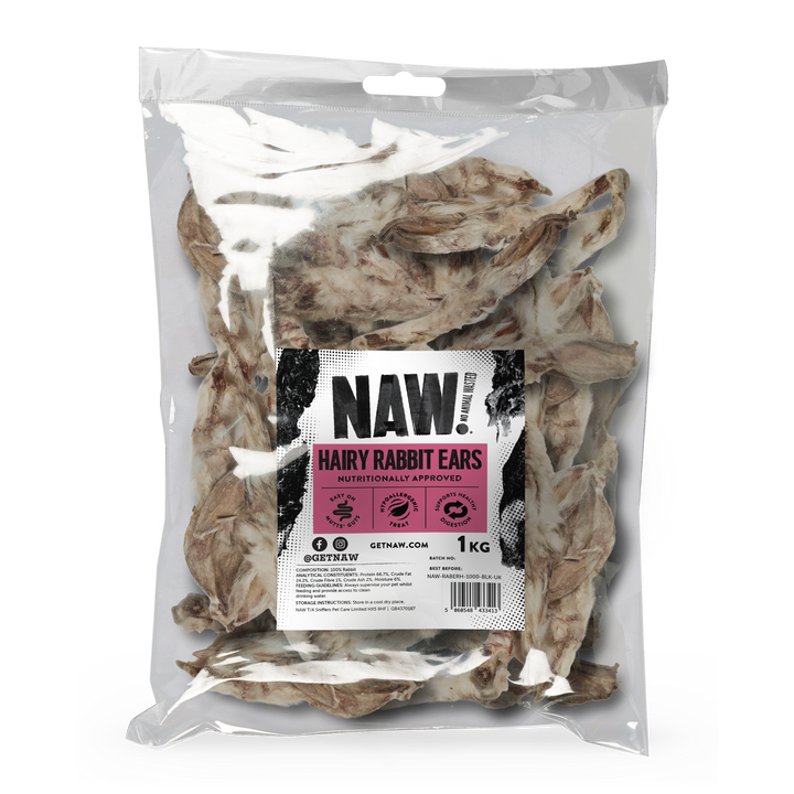 NAW Rabbit Ears with Hair (1kg)