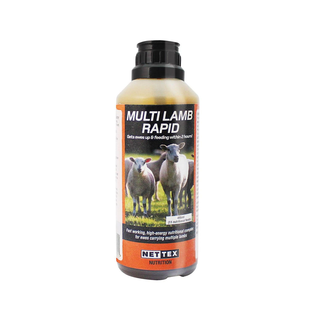 Nettex Multi Lamb Rapid 495mlx6 Pack