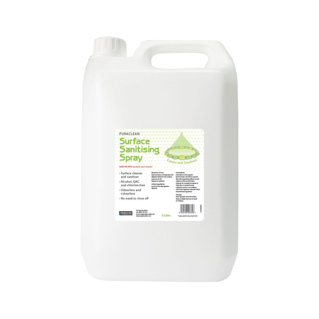 Nettex Puraclean Surface Sanitising Spray 5ltr
