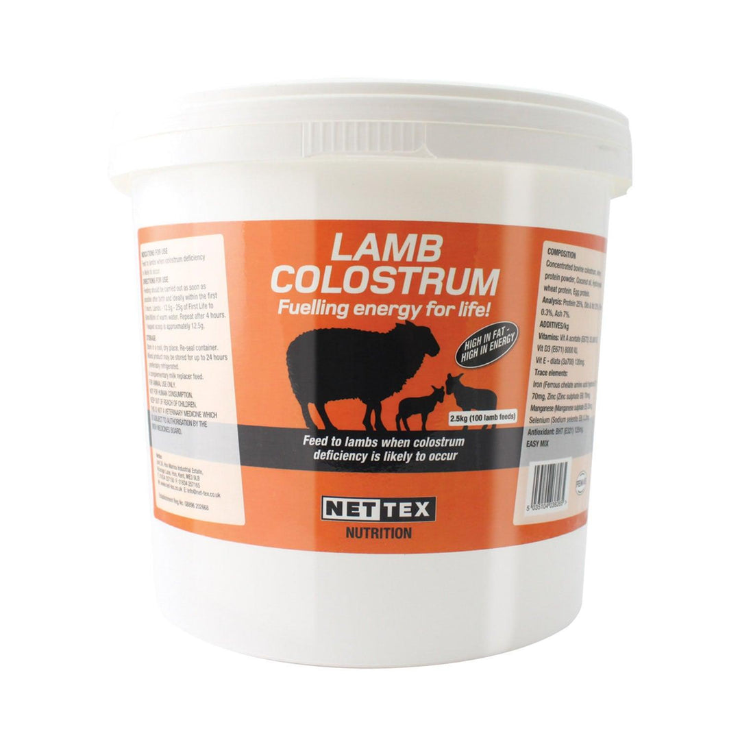 Nettex Lamb Colostrum 2.5kg (100 Feeds)