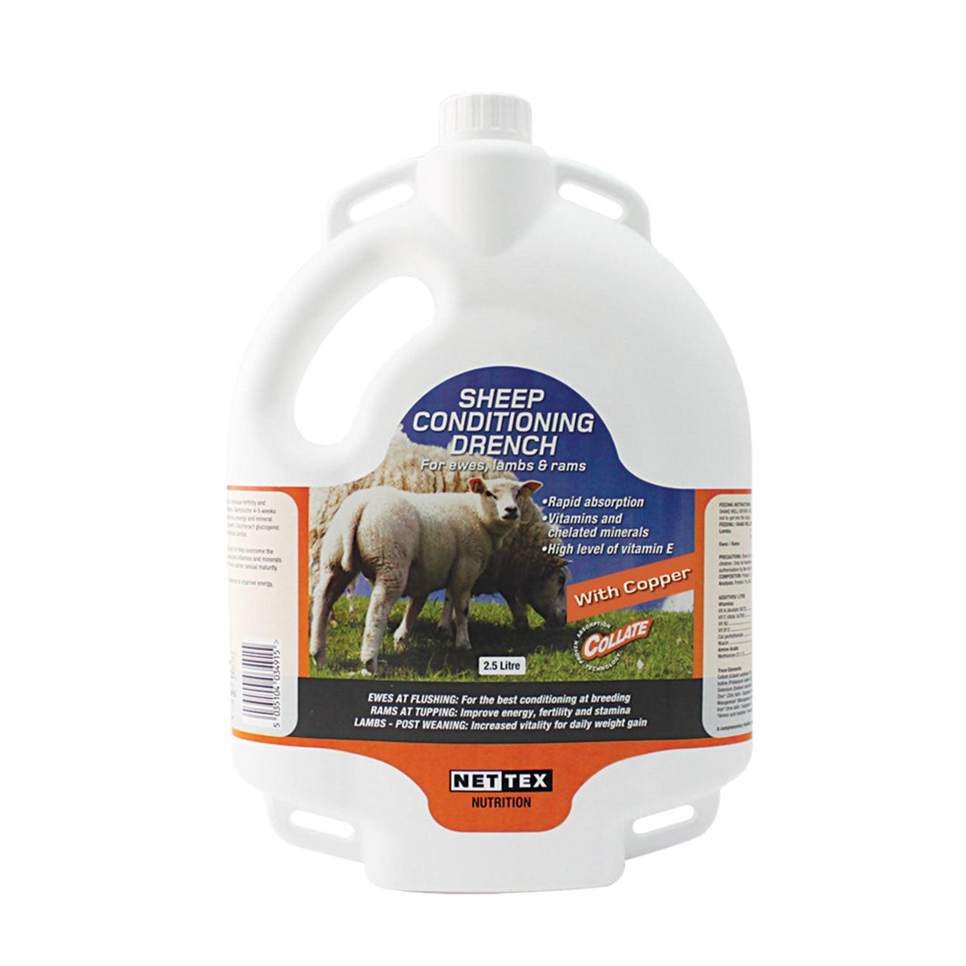 Nettex Sheep Conditioning Drench With Copper Backpack 2.5ltrx4 Pack