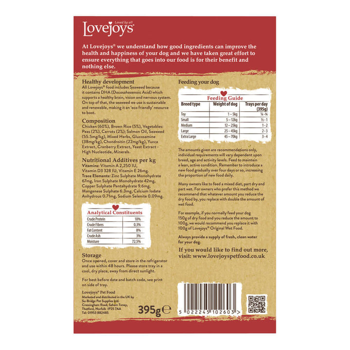 Lovejoys Chicken with Rice & Vegetables 10x395g