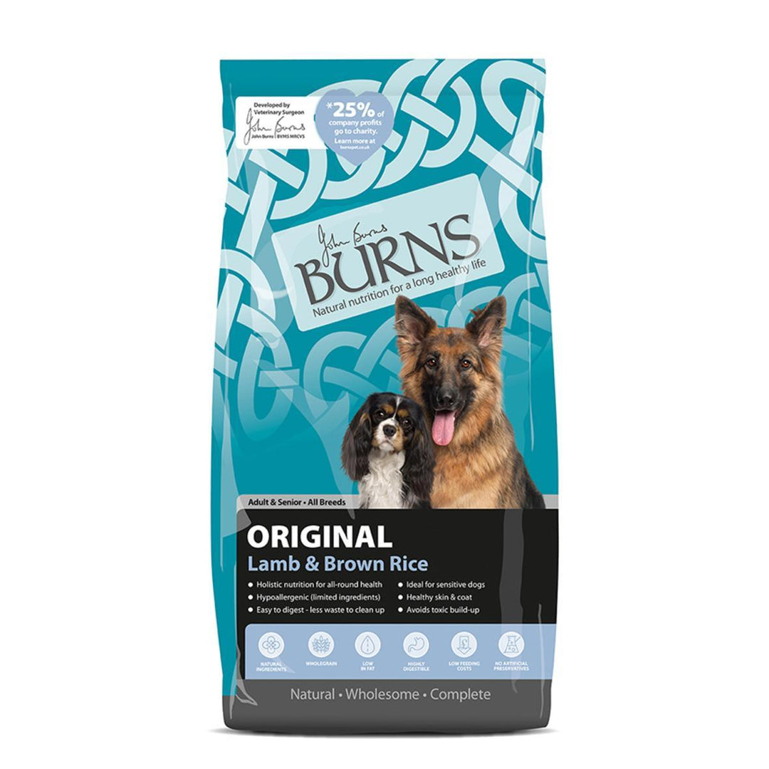Burns Original Lamb and Brown Rice 12kg - Ormskirk Pets