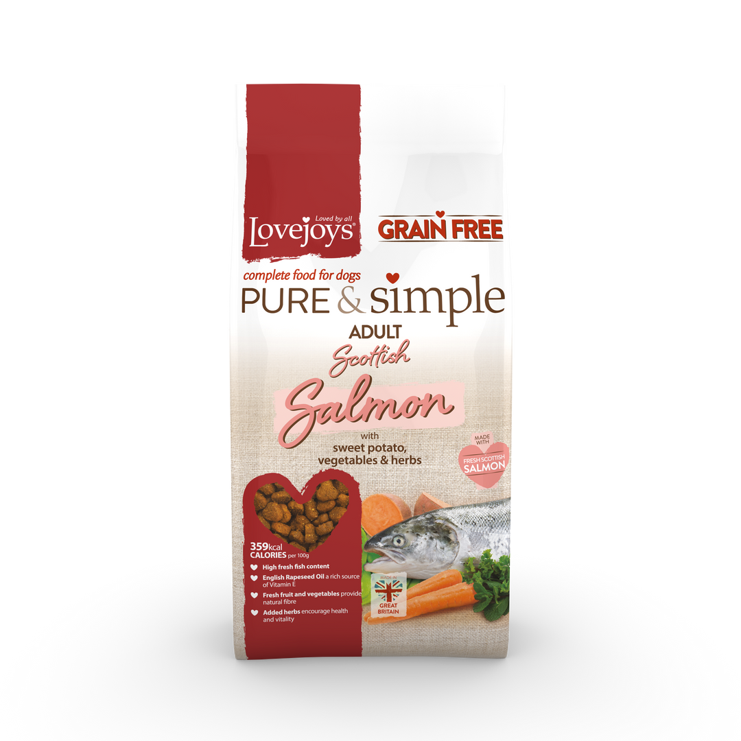 Lovejoys Pure & Simple Grain Free Scottish Salmon 12kg