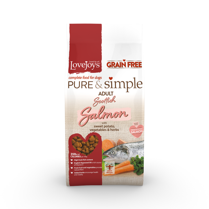 Lovejoys Pure & Simple Grain Free Scottish Salmon 12kg