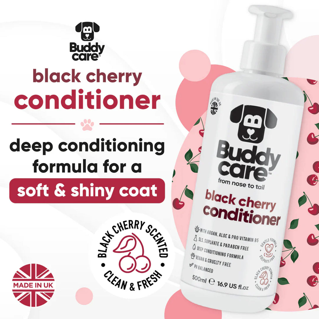 Buddycare Black Cherry Dog Conditioner 500ml
