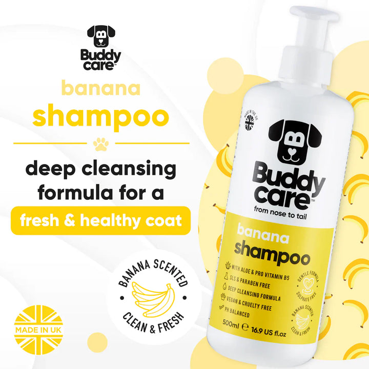 Buddycare Banana Dog Shampoo 500ml