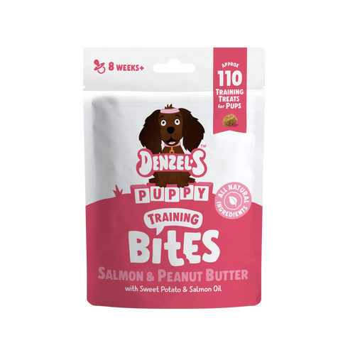 Denzels Puppy Training Bites Salmon & Peanut Butter 100G
