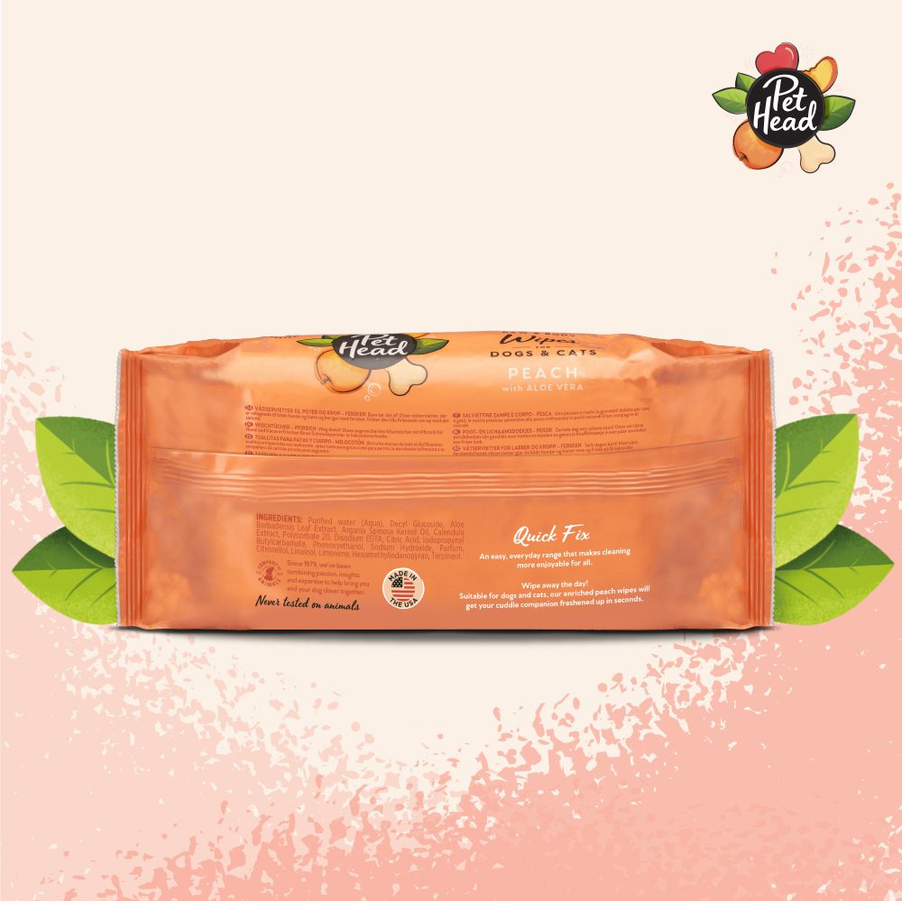 Pet Head Quick Fix Wipes 100 Wipes