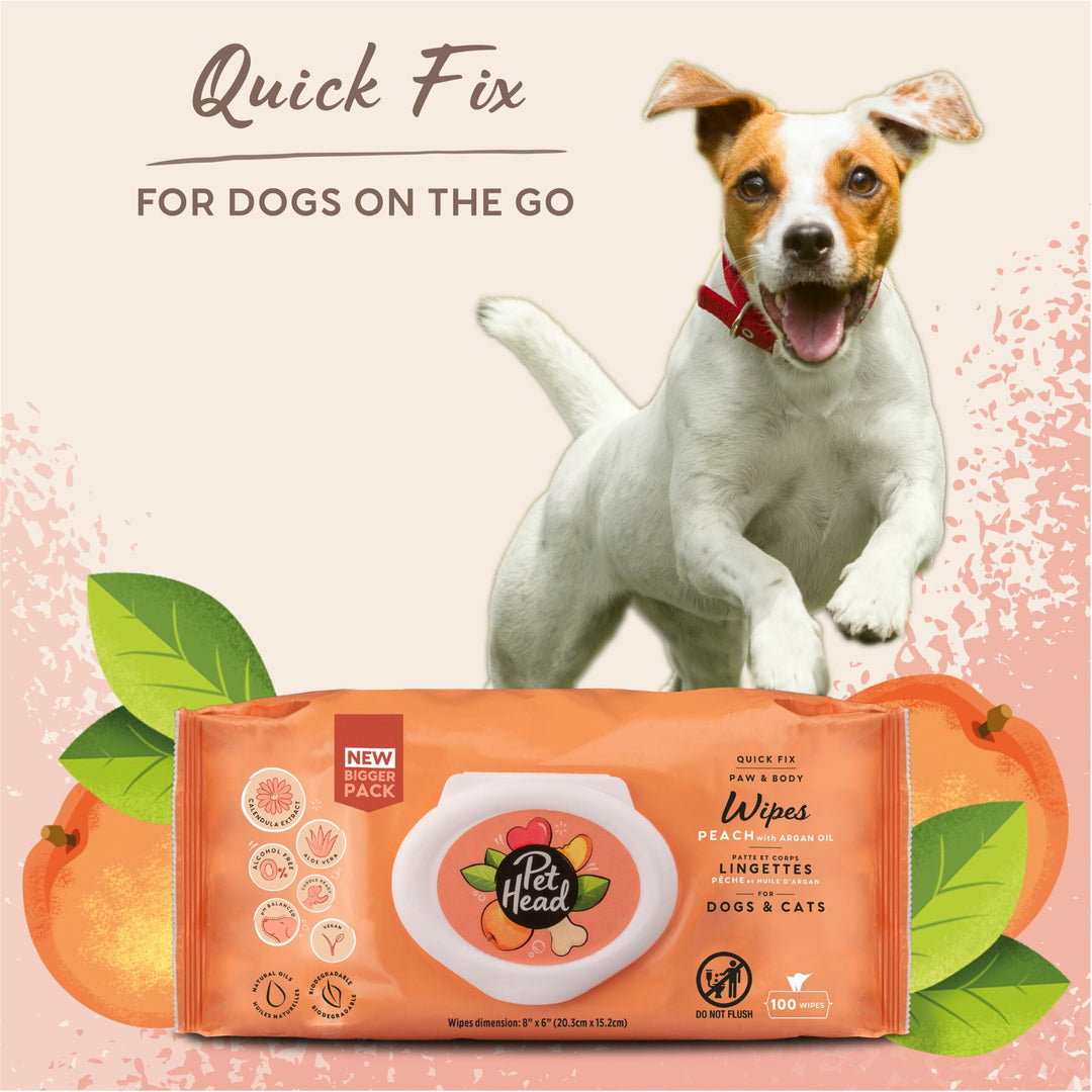 Pet Head Quick Fix Wipes 100 Wipes