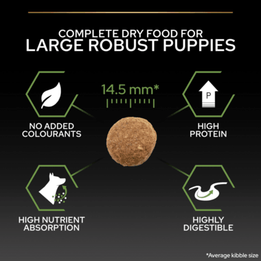 Pro Plan Dog Large Puppy Robust With Optistart Chicken Dry Food 3Kg - Ormskirk Pets
