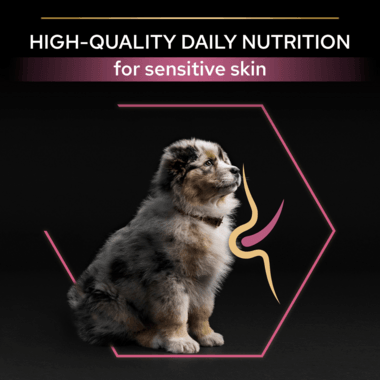 Pro Plan Dog Medium Puppy For Sensitive Skin With Optiderma Salmon Dry Food 3Kg