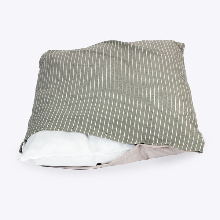 Danish Design Rustic Stripes Deep Duvet Sage