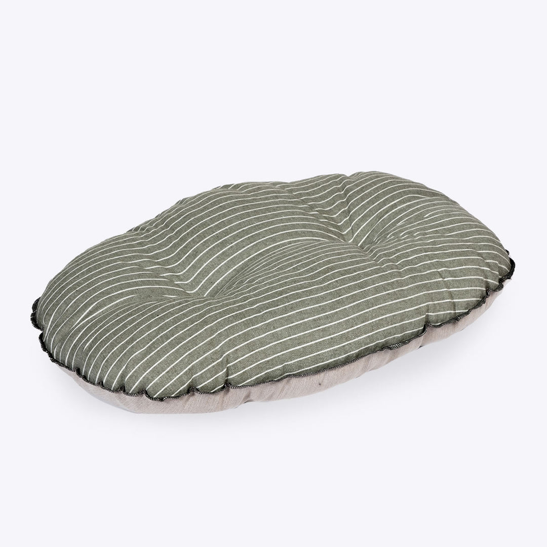 Danish Design Rustic Stripes Quilted Mattress Sage