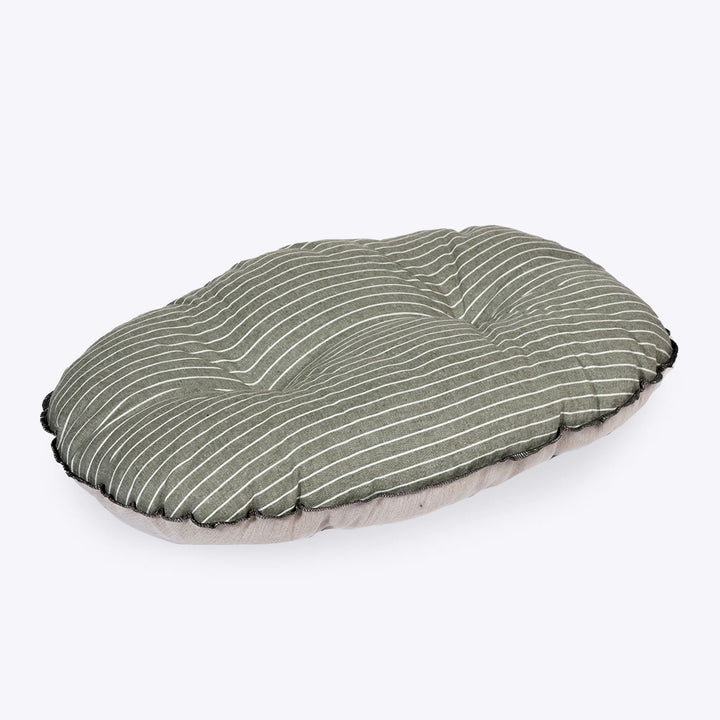 Danish Design Rustic Stripes Quilted Mattress Sage