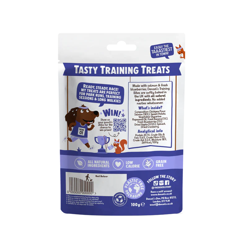 Denzels Training Bites Salmon & Berries 100G
