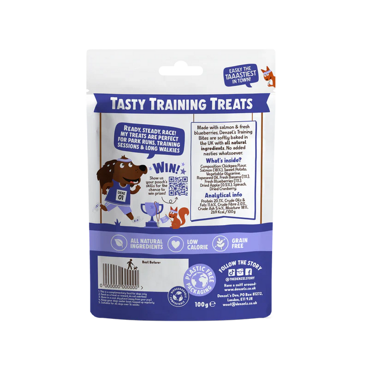 Denzels Training Bites Salmon & Berries 100G