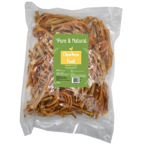 Pure & Natural Chicken Feet 1kg