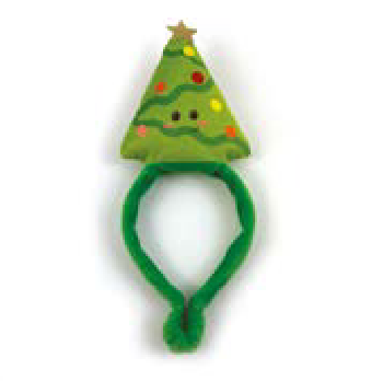 Happy Pet Cooper Christmas Tree Headband