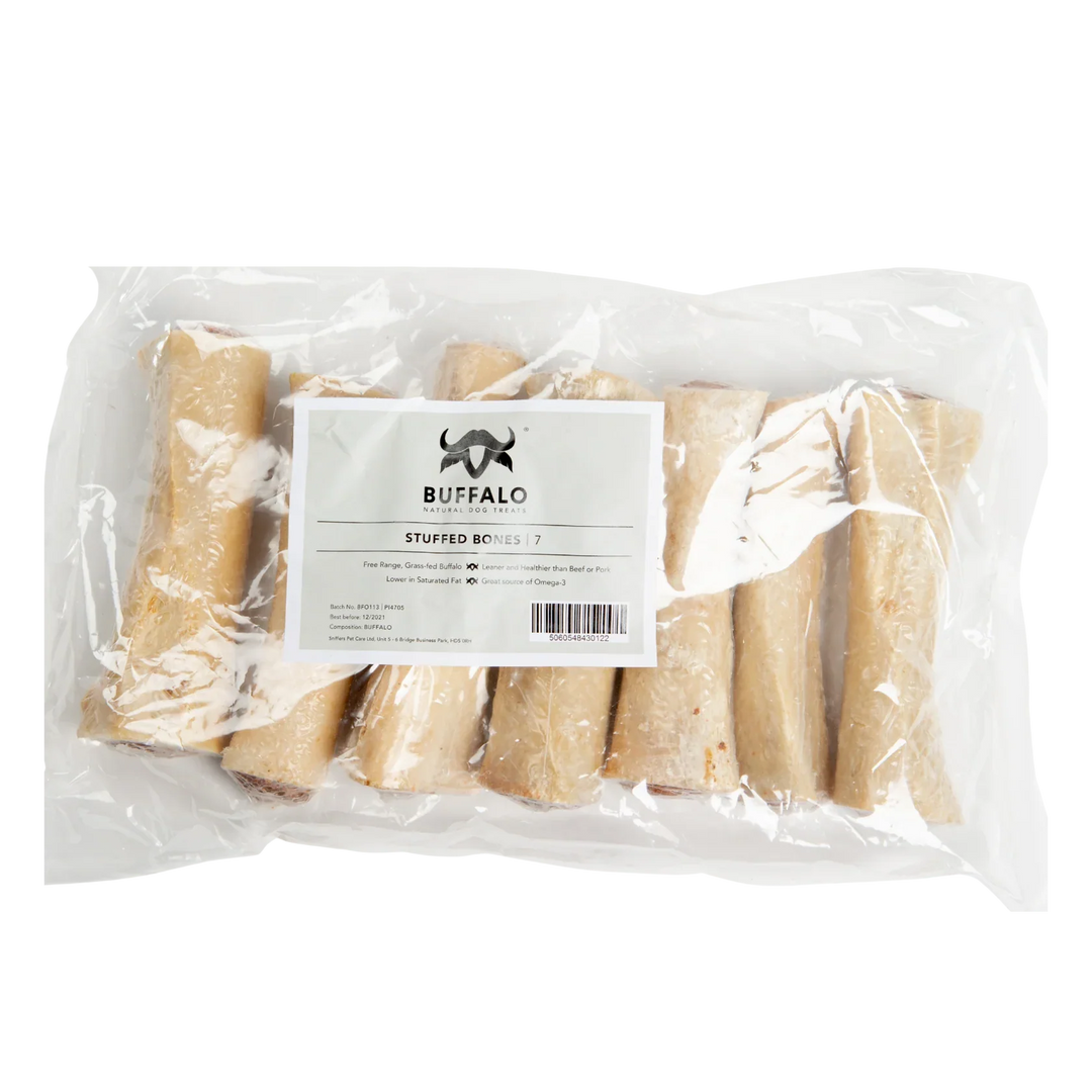 Buffalo Dog Bone - Meat Filled Bones - 7 Pieces