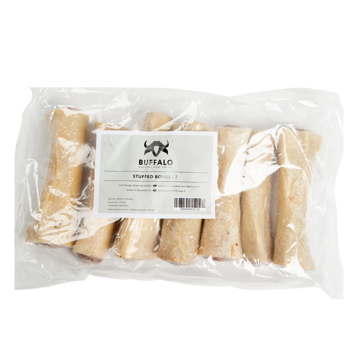 Buffalo Dog Bone - Meat Filled Bones - 7 Pieces