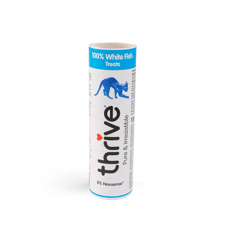 Thrive Cat Treats 100% White Fish 15g Single