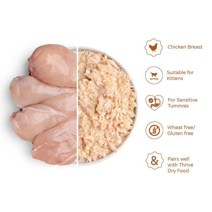 Thrive Complete Kitten Chicken Breast 75g x 12