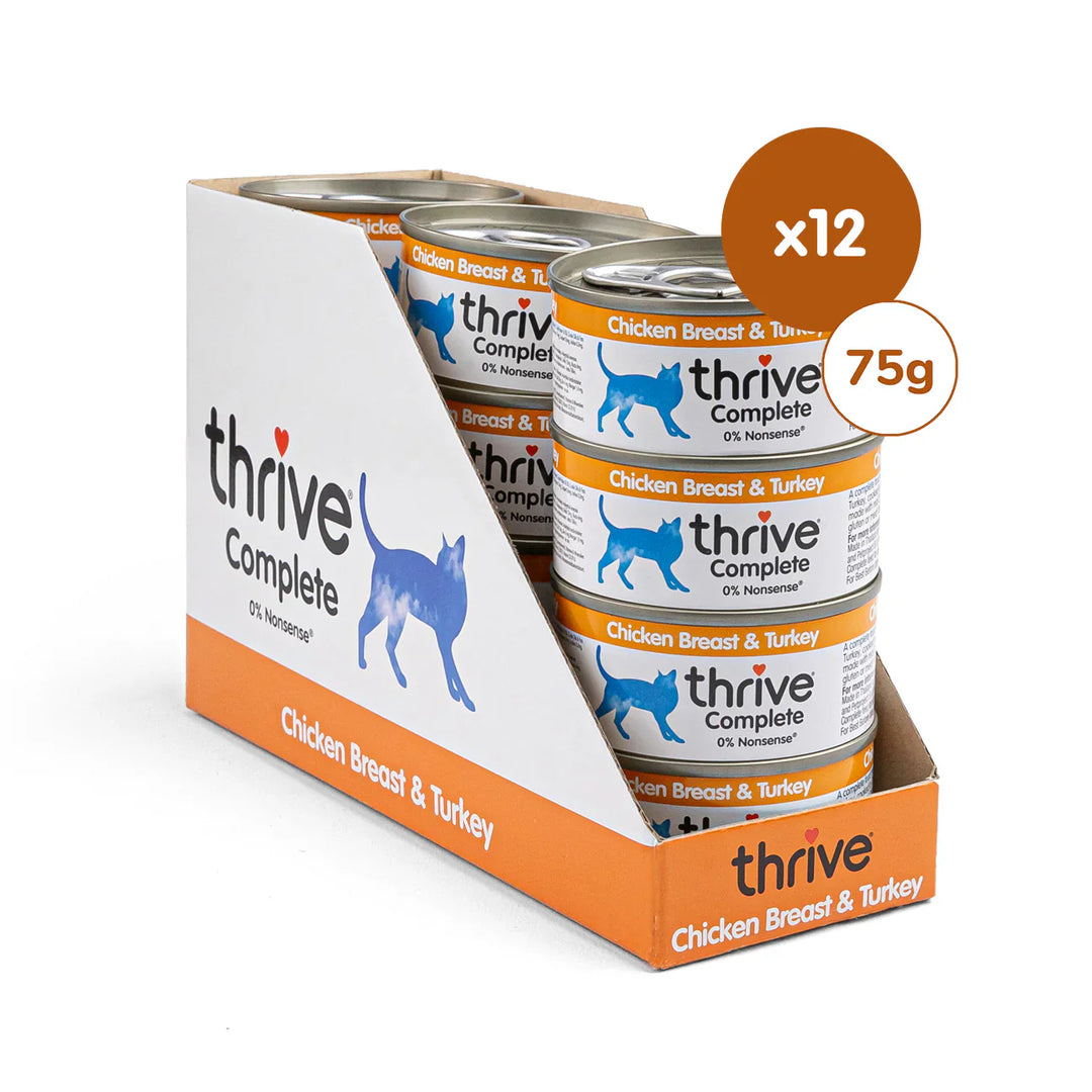 Thrive Complete Adult Chicken Breast & Turkey 75g x 12