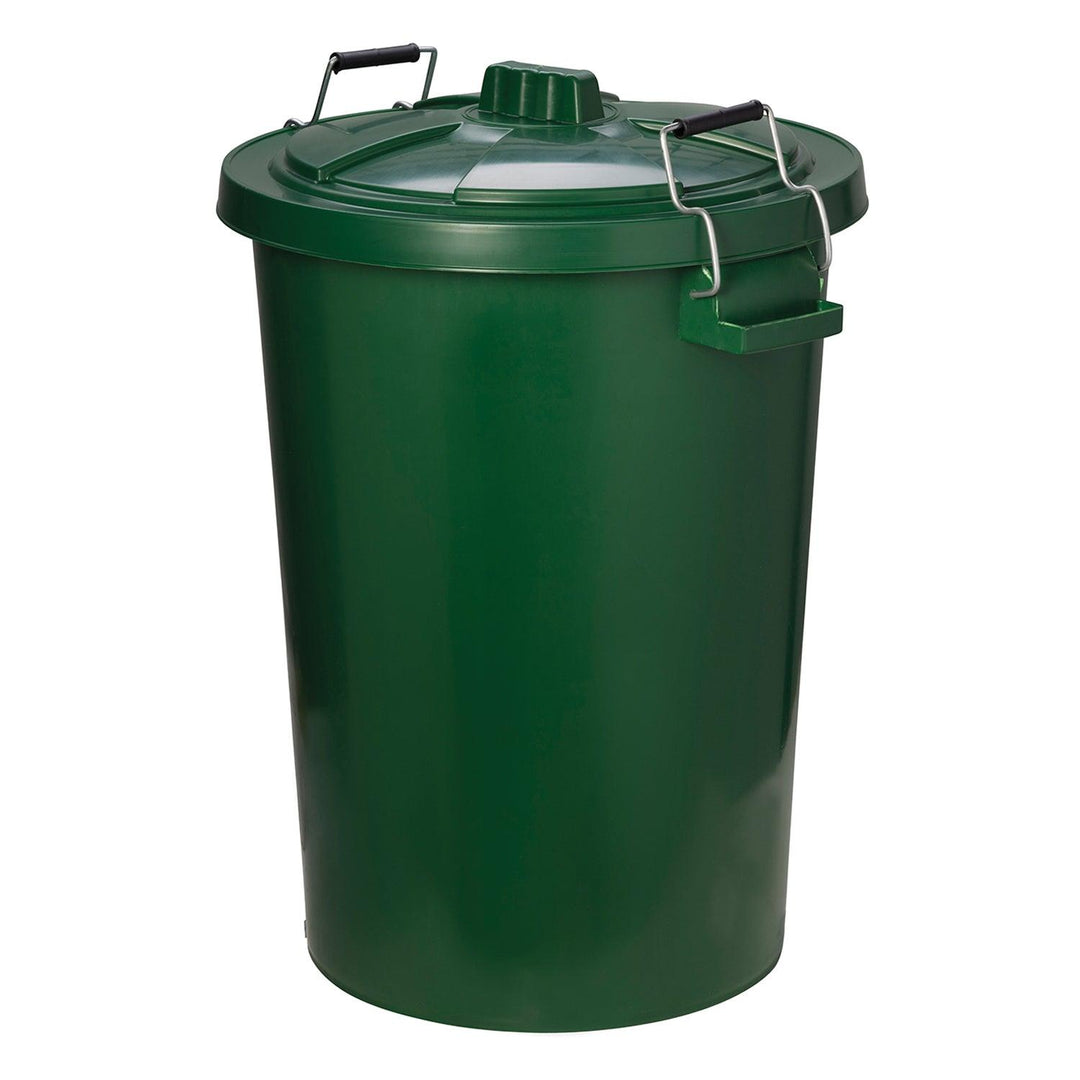 Prostable Dustbin C/W Locking Lid Green X 90ltr