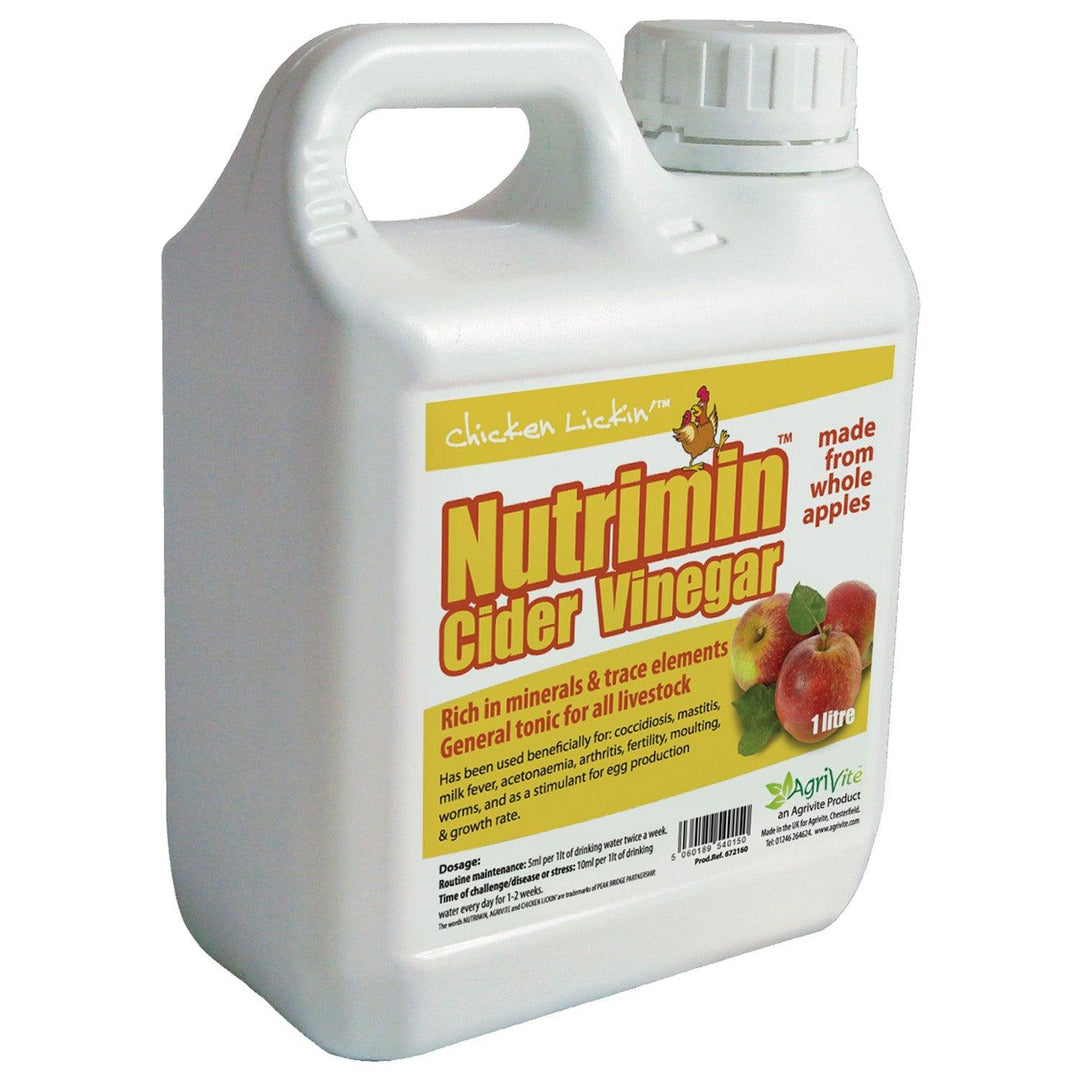 Agrivite Chicken Lickin Nutrimin Cider Vinegar 1ltr